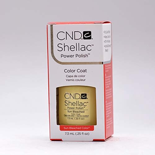 Hot New Color C N D Shellac UV LED Gel Nail Polish (Sun Bleached)