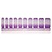 HIGH'S Upgrade EXTRE Adhesion Nail Wraps Decals Art Transfer Sticker Collection Manicure DIY Fullnail Polish Patch Strips for Wedding, Party, Shopping, Travelling, 20pcs (Bluberry Wine)