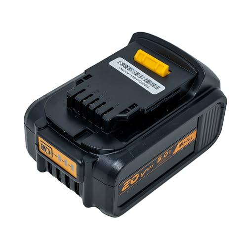 GHU Batería de Repuesto 20V 5.0Ah Compatible con DeWalt 20V MAX DCB201 DCB203 DCB204 DCB205 DCB206 DCB207 para Herramientas Inalámbricas de Litio