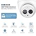 4MP Outdoor Security PoE IP Camera 2.8mm Fixed Lens,2688x1520 Resolution,EXIR Turret Network Surveillance Camera,164ft/50m Night Vision, H.265,IP67