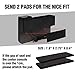 KMMOTORS Console Side Pocket Crevice Filler Drop Stop Car Organizer Console Side Pocket Multi-Functional Organizer Coin Box Multi Storage (USB)