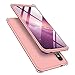 EMAXELER Xiaomi Redmi Note 6 Pro Case 3 in 1 Ultra Slim 360¡ãDegree Full Body Shockproof Protector Hard PC Plastic Anti-Scratch Cover for Xiaomi Redmi Note 6 Pro.3 in 1 PC:Rose Gold