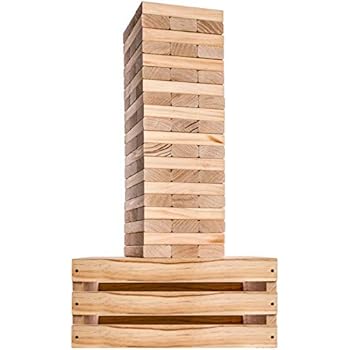 Amazon Com Splinter Woodworking Co Giant Tower Game 60 Large