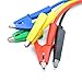 Oiyagai 5 Colors 4mm Alligator Clip Test Leads, 1M Dual End, 15A 1000V Multimeter Test Wires for Lab, Electrical Projects, DIY Electronics