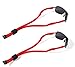 Koala Lifestyle Croakies Lycra Floater Floating Eyewear Retainer Sunglass Strap | Eyeglass & Glasses Float | Water Sports Holder Keeper Lanyard | 2pk Bundle + Cloth