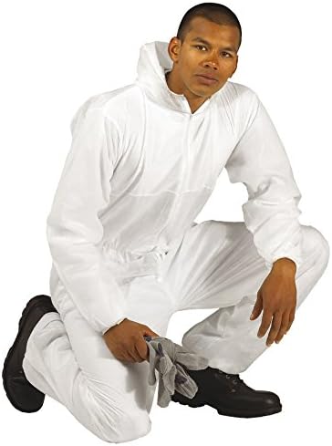 Disposable White Boilersuit Boiler Suit M, L, XL or XXL