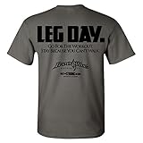Ironville Leg Day Go For The Workout Bodybuilding T-Shirt
