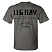 Ironville Leg Day Go For The Workout Bodybuilding T-Shirt