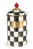 MacKenzie-Childs Courtly Check Enamel Canister - Large 5