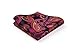 HISDERN Paisley Ties for Men Classic Plum Tie and Pocket Square Woven Silk Necktie Handkerchief Set Formal Business Mens Neckties Wedding Party