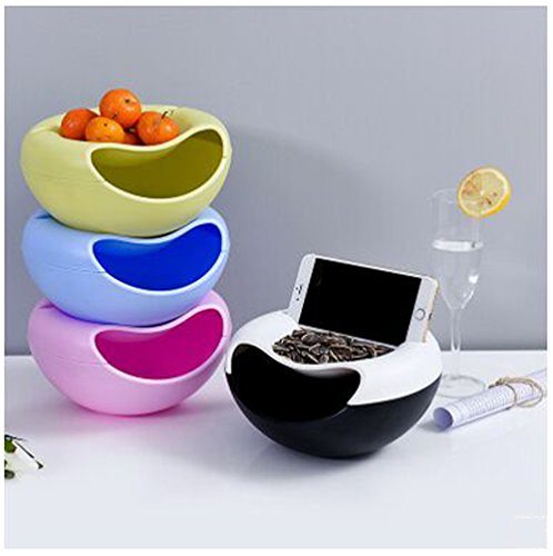 Transer Creative Shape Bowl Perfect For Seeds Nuts And Dry Fruits Storage Box (Pink) - Thumbnail 3
