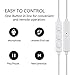 Apple Earbuds/Headphones/Earphones/EarPods, XUYAO Headsets With Mic & Remote, Stereo Sound Noise Isolation Earbuds for iPhone 6S/6Plus/5S/4S iPod iPad IOS Android Samsung S7/S6 Note 1/2/3 MP3/4/5