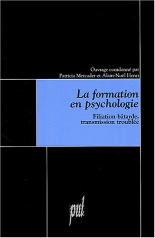 La  formation en psychologie