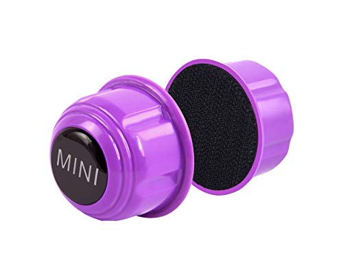 Carefree Fish Mini Algae Scrapers Super Magnetic Brush,Small Fish Tank Glass Cleaner, Aquarium Cleaning Tool (Purple)