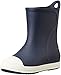 crocs Bump It Rain Boot , Navy/Oyster, 6 M US Toddler