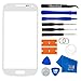 MMOBIEL Front Glass replacement for Samsung Galaxy S4 Mini (White) Display Touchscreen incl Tool Kit