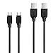 AUKEY USB C Cable 6ft Fast Charge, [2 Pack] Durable & Flexible Type C Charger Cable for Samsung Galaxy Note 9 S9 Note 8 S8 S8+, LG V30 V20 G6 G5, HTC U11/10 and More