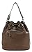 Scarleton Purses and Handbags, Drawstring Bucket Bag, Hobo Bags for Women, Crossbody Bag, Multi Pocket Shoulder Bag, H107821 - Dark Brown
