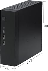 Tsadeer M09 Mini ITX HTPC Case DC Power Supply Industrial Control Desktop view 7