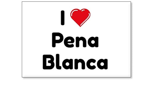 Mundus Souvenirs - Amo Pena Blanca, Imán para Nevera (diseño 1 ...