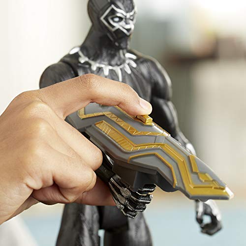 Hasbro E7388 Marvel Avengers Titan Hero Serie Blast Gear Deluxe Black Panther Figur, 30 cm groß, inspiriert von den… – Bild 3