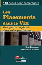 Les  placements dans le vin