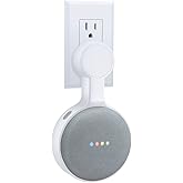 AMORTEK Outlet Wall Mount Holder for Google Home Nest Mini (1st & 2nd Generation), A Space-Saving Accessories for Google Home