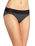 Bali Women's One Smooth U No Line No Slip Bikini Panty With Lace Waistband