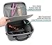 Casematix 12 inch Salon Hair Styling Tool Travel Case Bag Fits Blow Dryer, Flat Iron Straightener, Curling Iron, Diffusers and Hair Dresser Accessories, Includes Shoulder Strapthumb 1