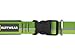 Ruffwear Adjustable Length Dog Lead, Hands Free - Waist Belt for Running, Walking or Hiking, All Sized Breeds, Length: 1.1-1.8 m (3.5-6 ft), Width: 25 mm (1 in), Meadow Green, Slackline Leash, 40403-345