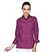 Cheflife colored chef uniforms long sleeve coat for women