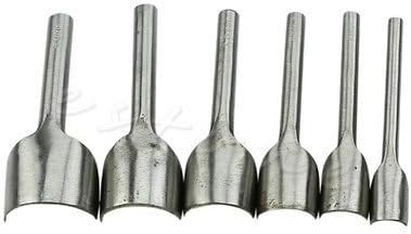 BADASS SHARKS 15-40MM Half-Round Leather Craft Cutter Punch Tools Belt Wallet Leathercraft