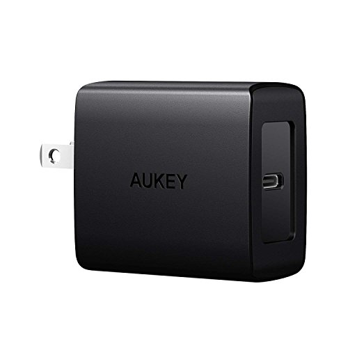 AUKEY Quick Charge 4.0 USB C Charger with Power Delivery 3.0, 18W PD USB Wall Charger for iPhone XS/iPhone XS Max/iPhone XR, Google Pixel 2/2 XL, Samsung Galaxy S8 / S8+ / Note8 and More