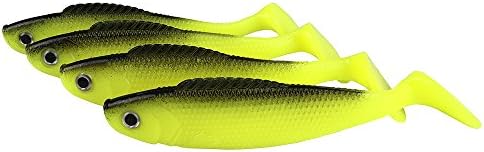 JIANGTAIGONG Fishing Bait, Smooth Fishing Baits And lures Popper Bait Like Life Fish Swimming, Fishing Bait Kit 4 pc Fishing Bait, The Best Zoom Fishing Baits Green