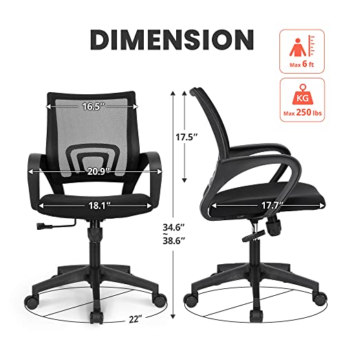 Neo Chair Office Computer Desk Chair GamingErgonomic Mid Back Cushion
