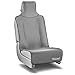 Waterproof Car Seat Cover Durable Neoprene by Vauser TM - Universal Fit Non-Slip SurpreneTM Base - Sports Yoga Cross-fit Gym Beach Sweat & Dog Auto Seat Protector - Quality Craftsmanship (Gray)