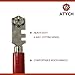 2 Packs Glass Cutter Tool (6 WAY CUTTING WHEEL)-Perfect for Cutting & Scoring Glass Bottles,Window Panes, Mirrors, Shelves,etc