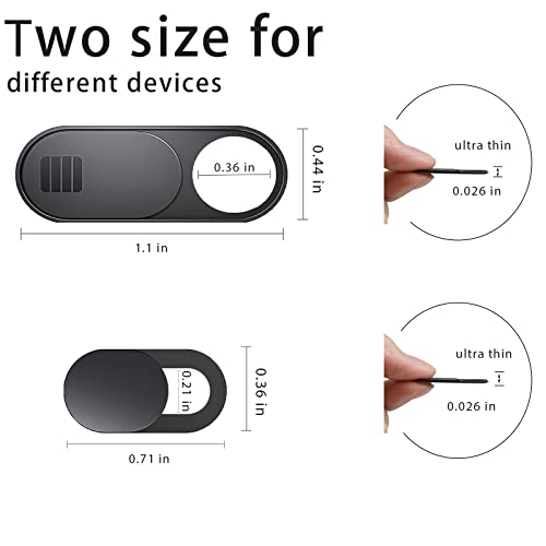 ISEMESI Laptop Mac Camera Cover Slide Cute, [10 Pack] UltraThin cam