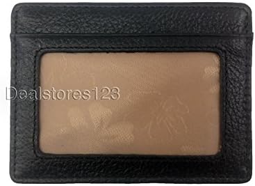 Dealstores123 - Slim Genuine Leather ID Wallet &amp; Credit Card Holder Wallet Sold only by Dealstores123 (Black - Floral)