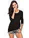 Unibelle Women Boat neck Slim fit Dolman basic Long sleeve Teen Girls Tees loose top t-shirt