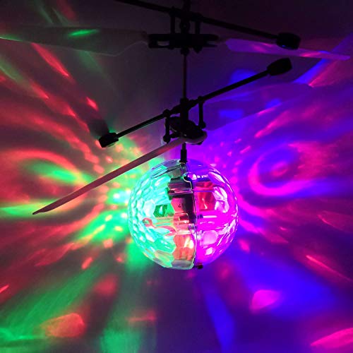[2 Pack] Flying Ball Toys, Best Gifts for Kids Boys Girls Magic RC Flying Toys Helicopter Infrared Induction Drone with Remote Controller - Replace Screen Time with Healthy Family Fun (in 2 Packages) - Thumbnail 3