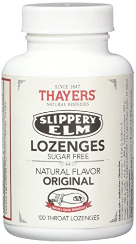 Thayers Sugar-Free Original Slippery Elm Lozenges, 100 Count