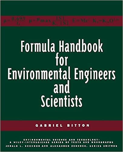 Amazoncom Formula Handbook For Environmental Engineers And - 