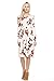 Reborn J Modest Shop LA MSLA7758 Floral Pleated Midi Dress With Pockets, Long Sleeve