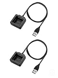 Getwow Fitbit Blaze Charger, Black, 2-Pack