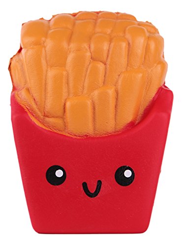 Anboor 3.9" Slow Rising Kawaii Scented Soft French Fries Squishies Food Toy 1 Pcs Color Random