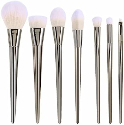 profession brush Gold Pink Sliver 7 Pcs Makeup Brushes Set Synthetic Hair Make Up Brushes Tools Cosmetic Foundation Brush Kits