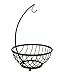 Spectrum Diversified Ashley Fruit Tree & Basket, Banana Hanger & Fruit Basket, Produce Saver Banana Holder & Open Wire Fruit Bowl for Kitchen Counter & Dining Table (57824)