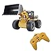 fisca RC Wheeled Front Loader Remote Control Bulldozer Truck 6 Channel 2.4G Alloy Vehicle Tractor Toy with Lights