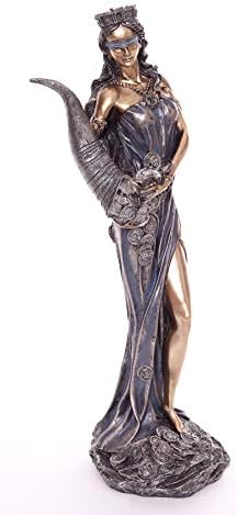 DECO GEMME Deco Gem Goddess of Luck Fortuna with Horn of Plenty Height 48 cm